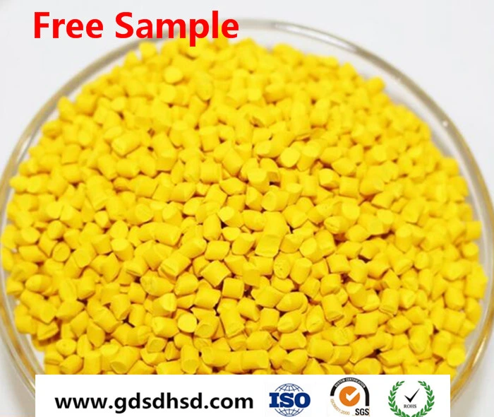 Talc PE/Po Yellow Color Masterbatch for Blowing Film/Molding/Mold