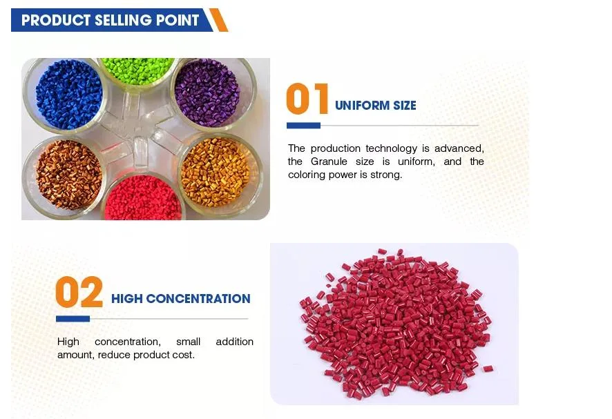 Master Batch Color Plastic Additives High Quality Plastic Colorant