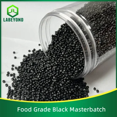 Food Grade Plastic Pellets PE/PP/EVA/ABS/Pet Carbon Black Masterbatch for Film Blowing Injection and Extrusion