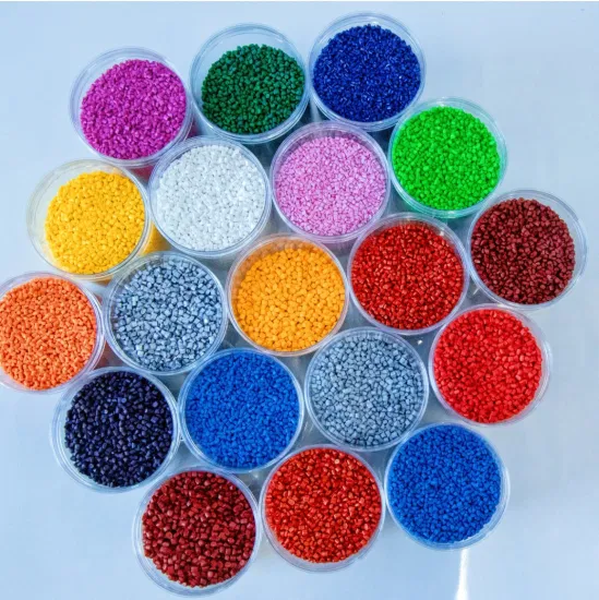 High Concentration Red Pet Granules Yellow PP Masterbatch for Bottles Toys